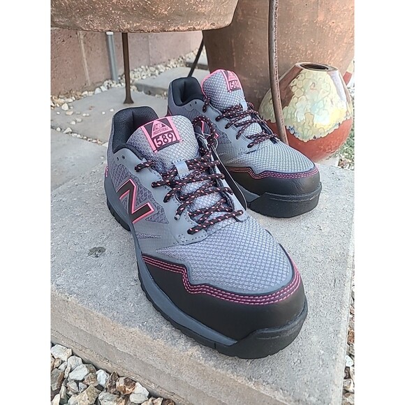 New Balance Men 589 Composite Toe Non Slip Athletic Work Shoes MID589KE Gray NWT